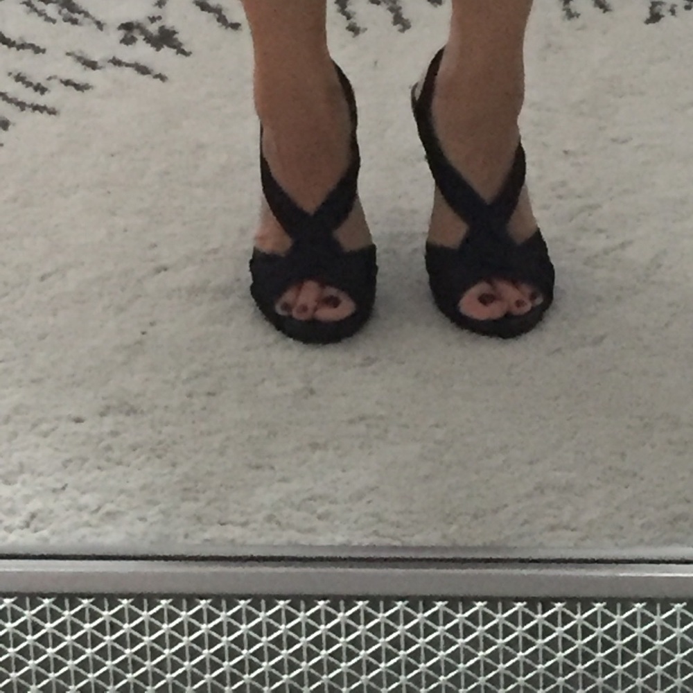 Silky high heels